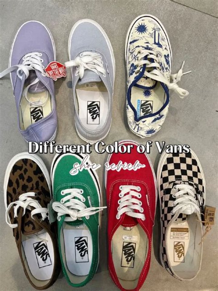 Are mens and womens vans different?