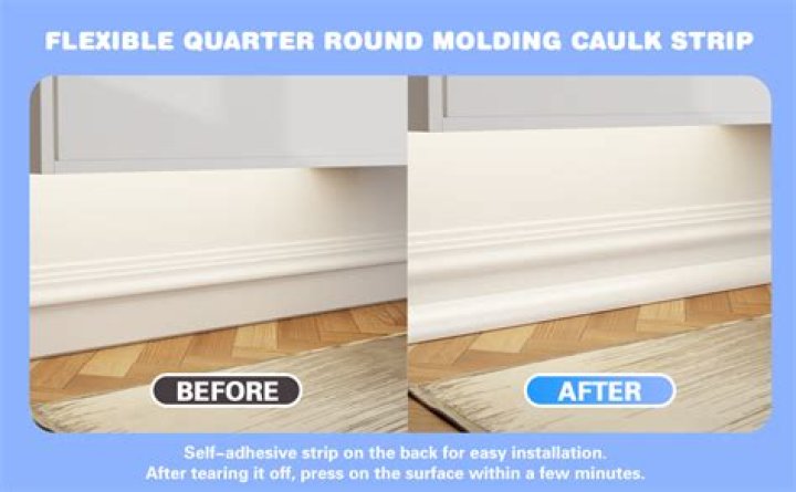 Can you glue quarter round molding?