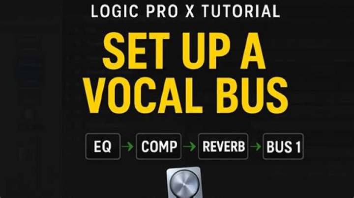 How do I add a bus in Logic Pro X?