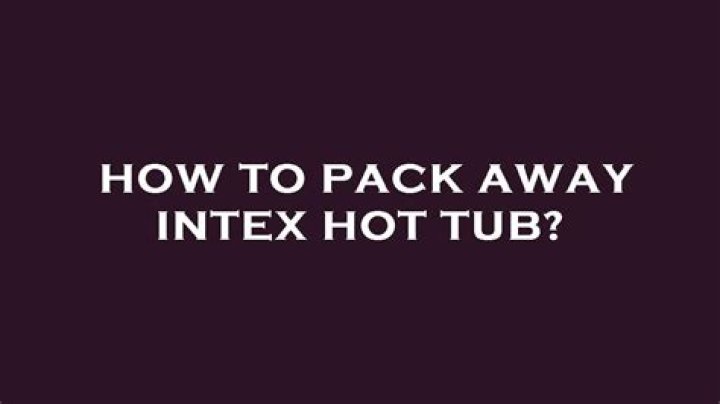 How do I clean my Intex hot tub?