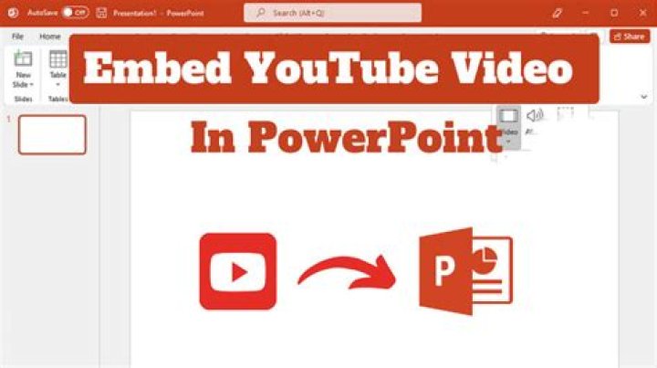 How do I embed part of a YouTube video in PowerPoint?