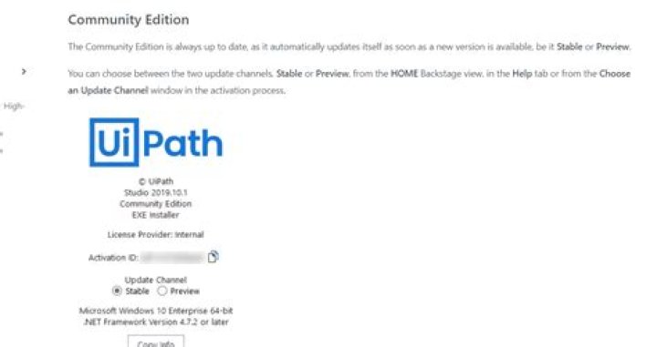 How do I update the latest version of UiPath?