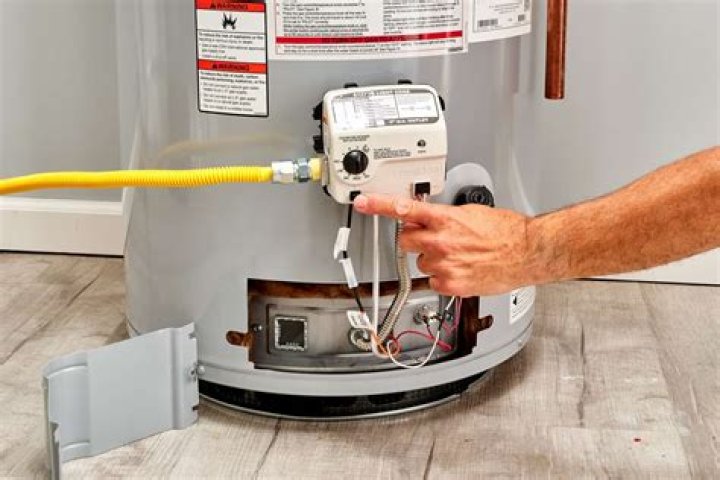 How do you check a gas hot water heater?