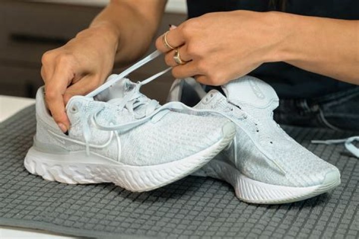 How do you clean mesh athletic shoes?