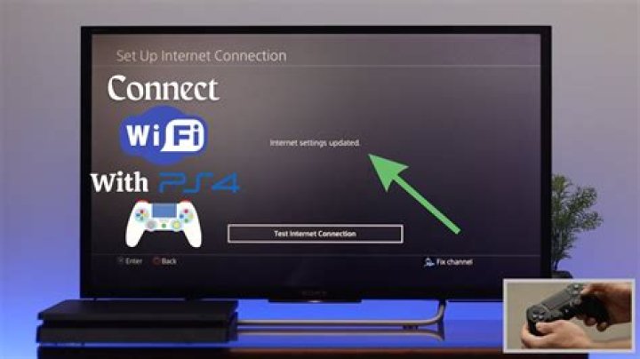 How do you connect your ps4 to WiFi?