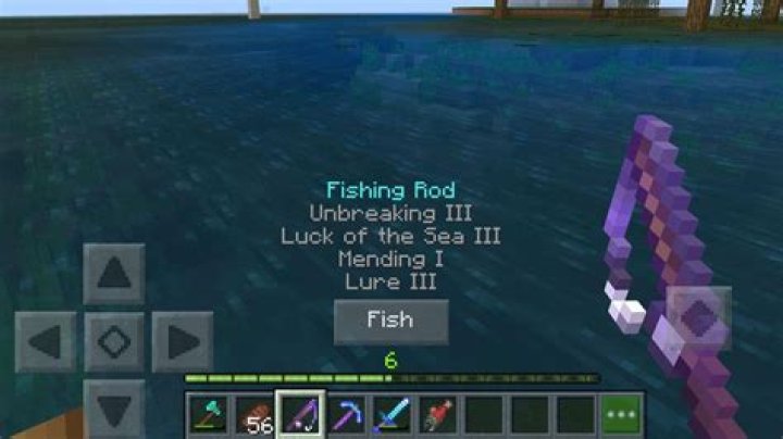 How do you fix a fishing rod in Minecraft?