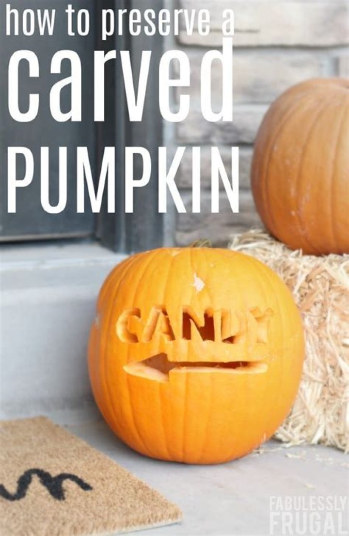How do you preserve a pumpkin for eating?