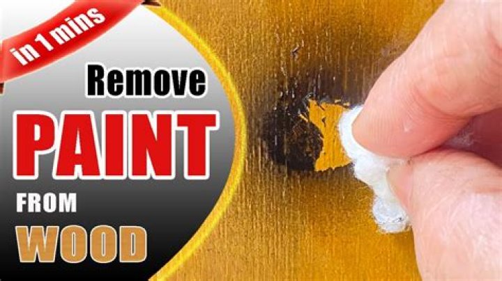 How do you remove oil paint from a table?
