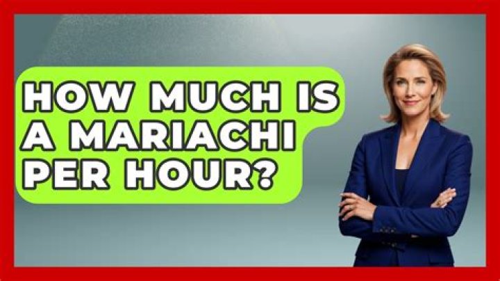 How much is a mariachi per hour?