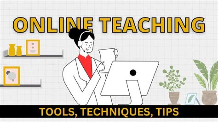 What are online teaching tools?