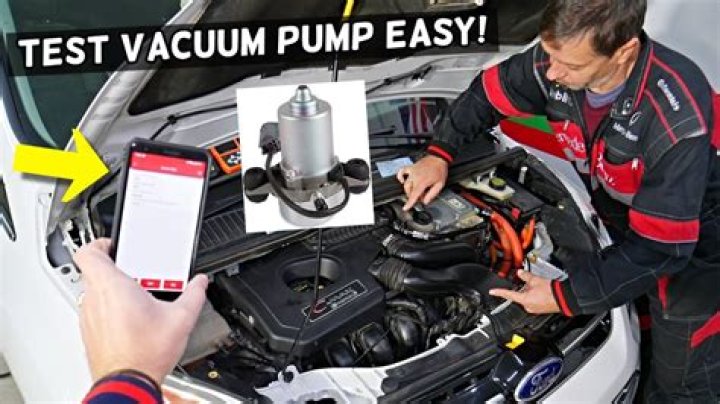What does the vacuum pump do in a car?