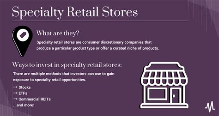 What is a specialty stores in retail?