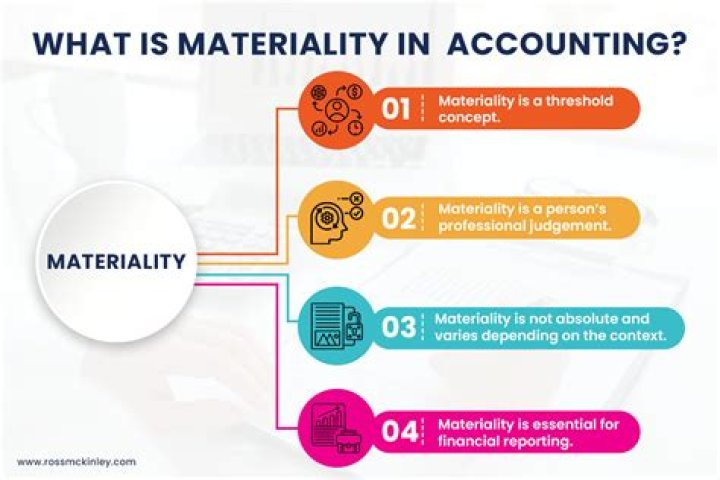What is materiality concept in accounting?