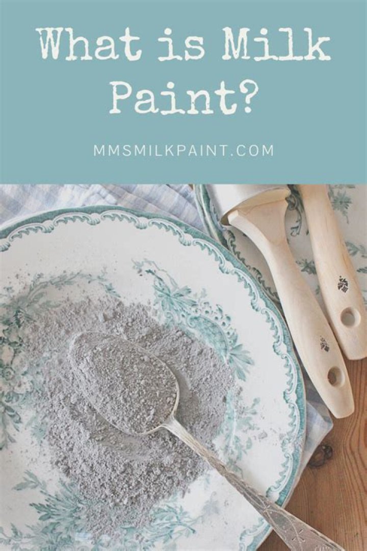 What is milk paint made of?