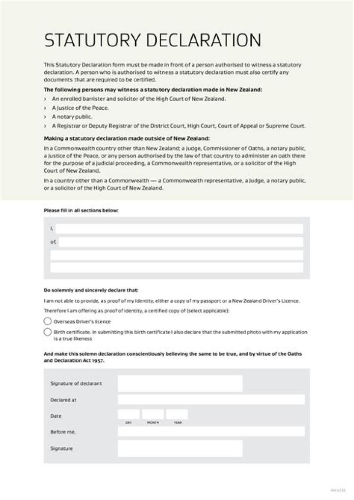 What is statutory declaration in Malaysia?