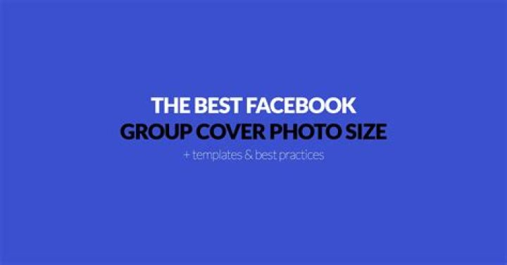 What is the correct size for a Facebook group cover photo?