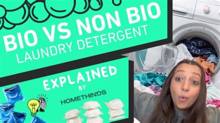 What is the difference between bio and non bio washing liquid?