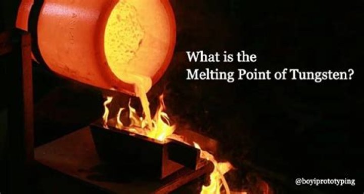 What is the melting point of tungsten carbide?