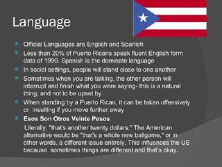 What is the official language of Puerto Rico?