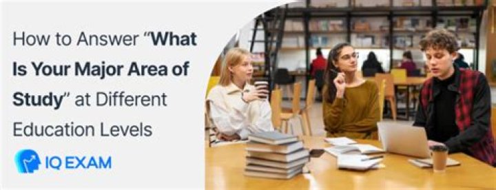 What is your major area of study in high school?