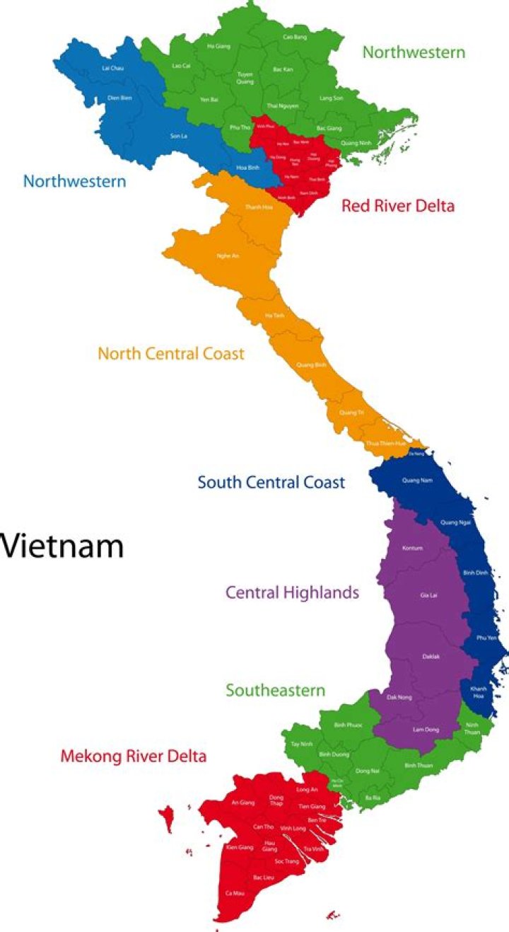 What region is Vietnam in?