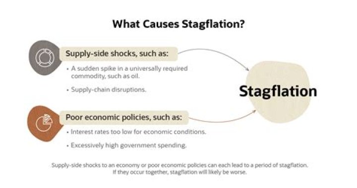 What were the causes of stagflation in the early 1970s?