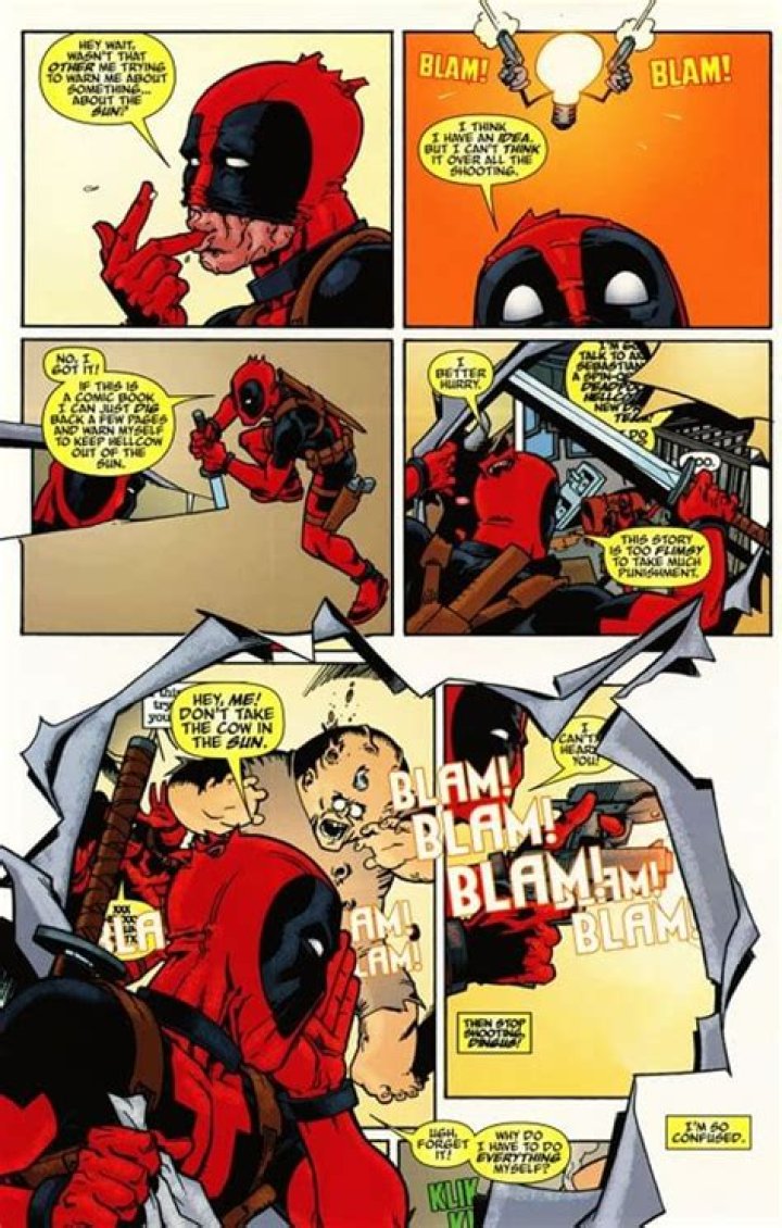Why does Deadpool break the fourth wall?