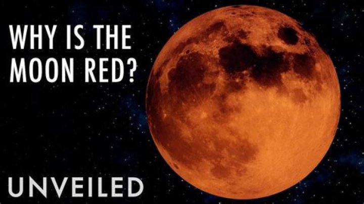 Why the moon is red?